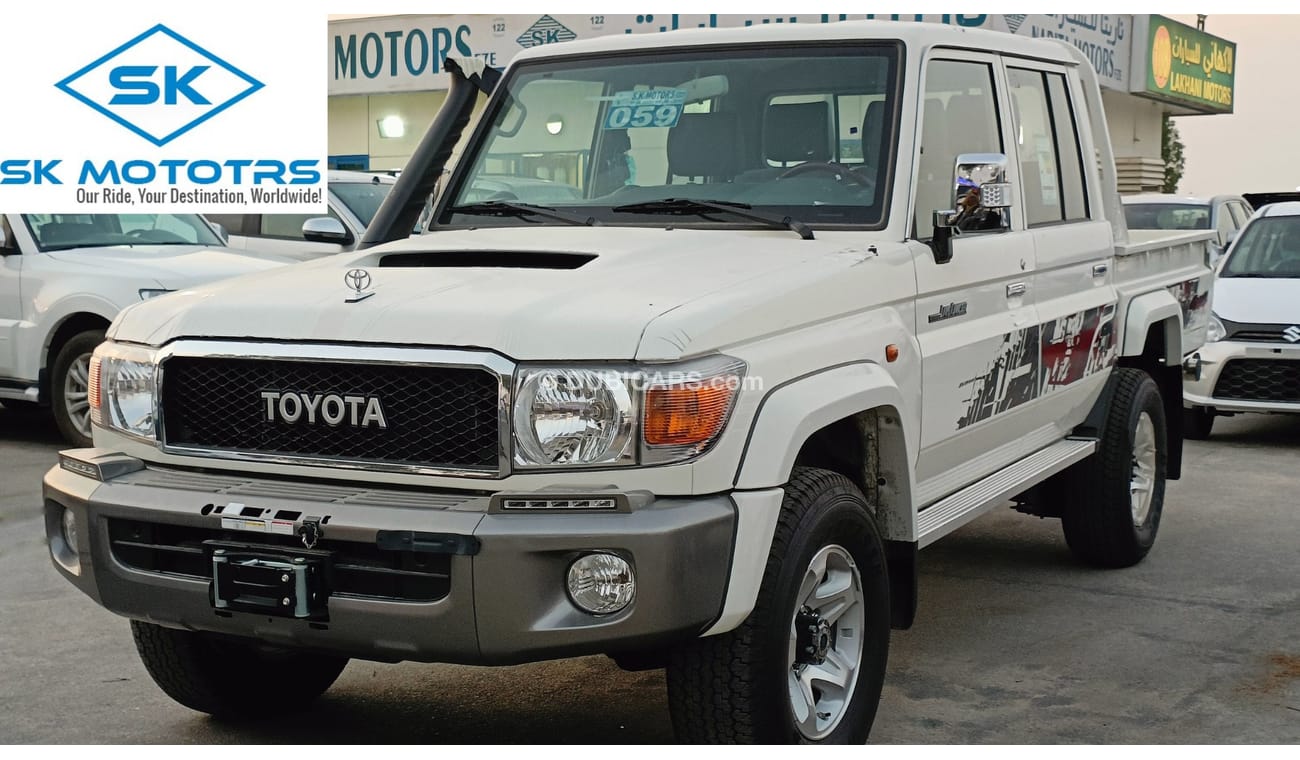 Toyota Land Cruiser Pick Up 4.5L V8 DIESEL, M/T / DOUBLE CABBIN / DIFF LOCK  AVAILABLE IN DIFFERENT COLORS (CODE # 7645)