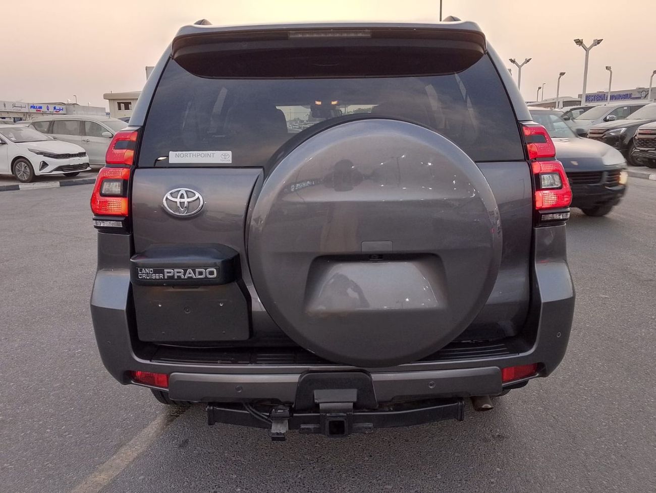 Toyota Prado Toyota prado 2021 2.8 Diesel engine Colour Grey push start Transmission Automatic Interior.Black Sun