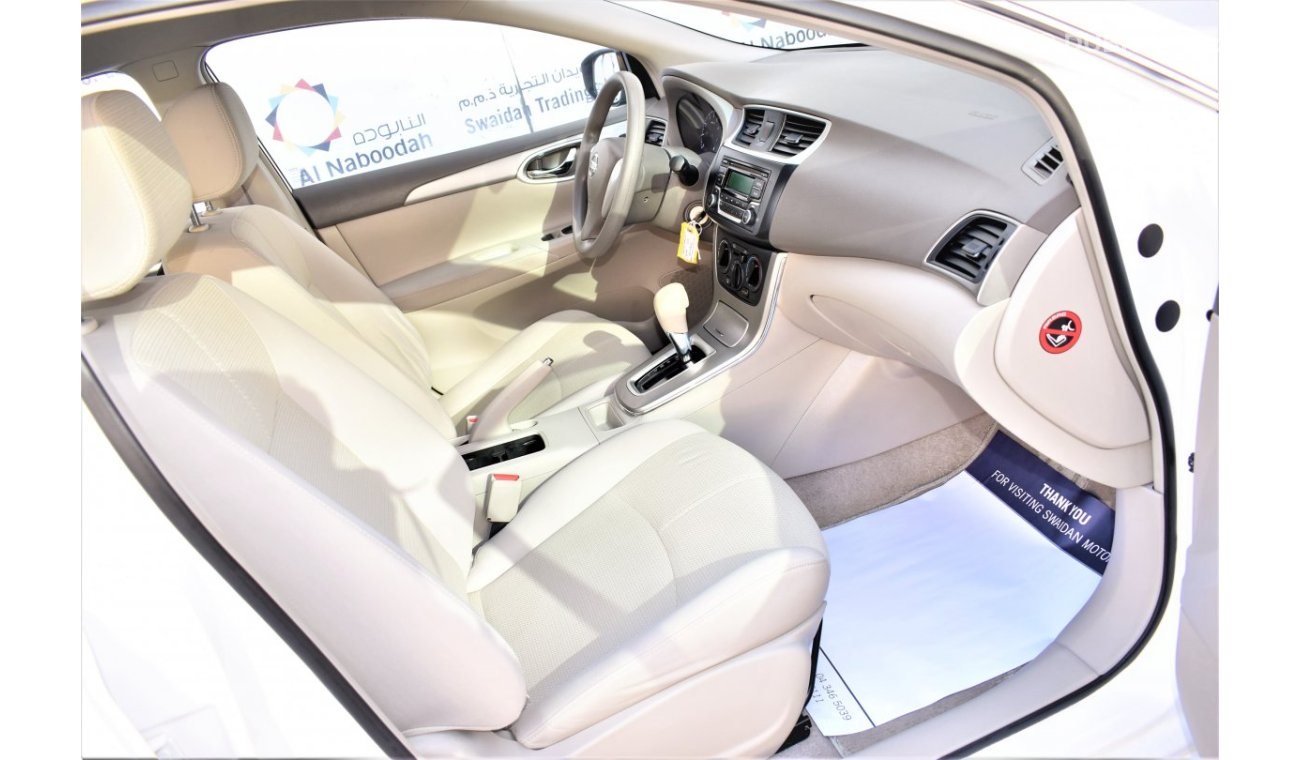 Nissan Sentra AED 820 PM | 1.6L S GCC DEALER WARRANTY