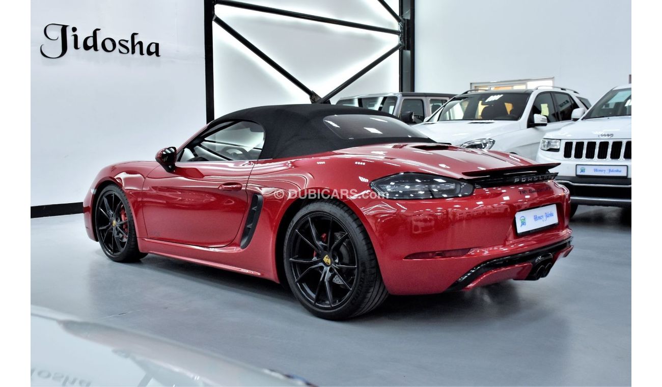 Porsche 718 Boxster EXCELLENT DEAL for our Porsche 718 Boxster GTS ( 2018 Model ) in Red Color GCC Specs