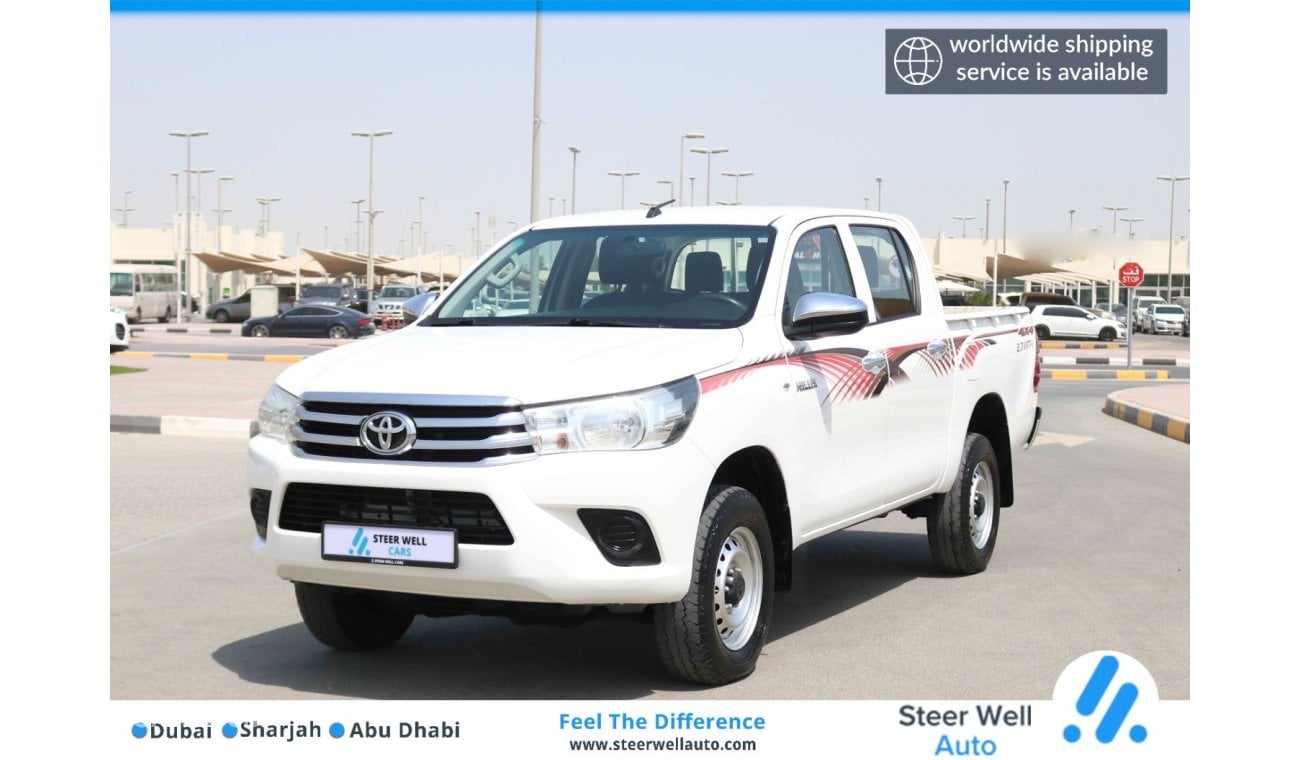 Toyota Hilux 2016  - GL - 4X4 - AUTOMATIC - EXCELLENT CONDITION WITH GCC SPECS -VAT EXCLUDED