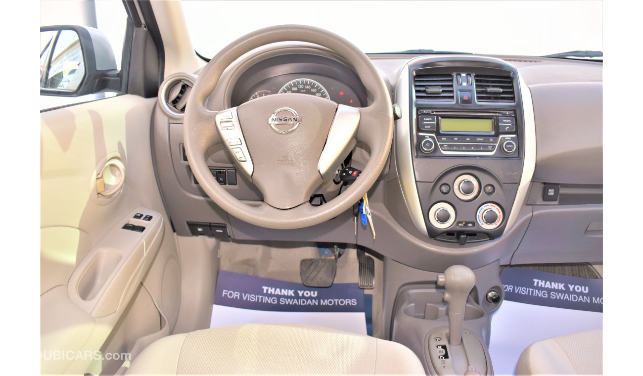 Nissan Sunny 1.5L SV 2018 GCC DEALER WARRANTY