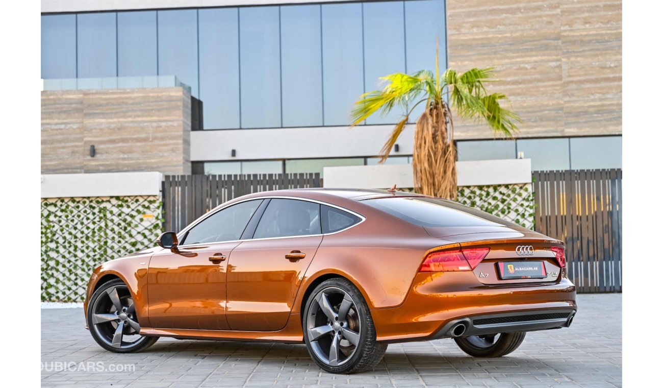 Audi A7 V6 S-Line | 1,547 P.M | 0% Downpayment | Full Option | Unique Color