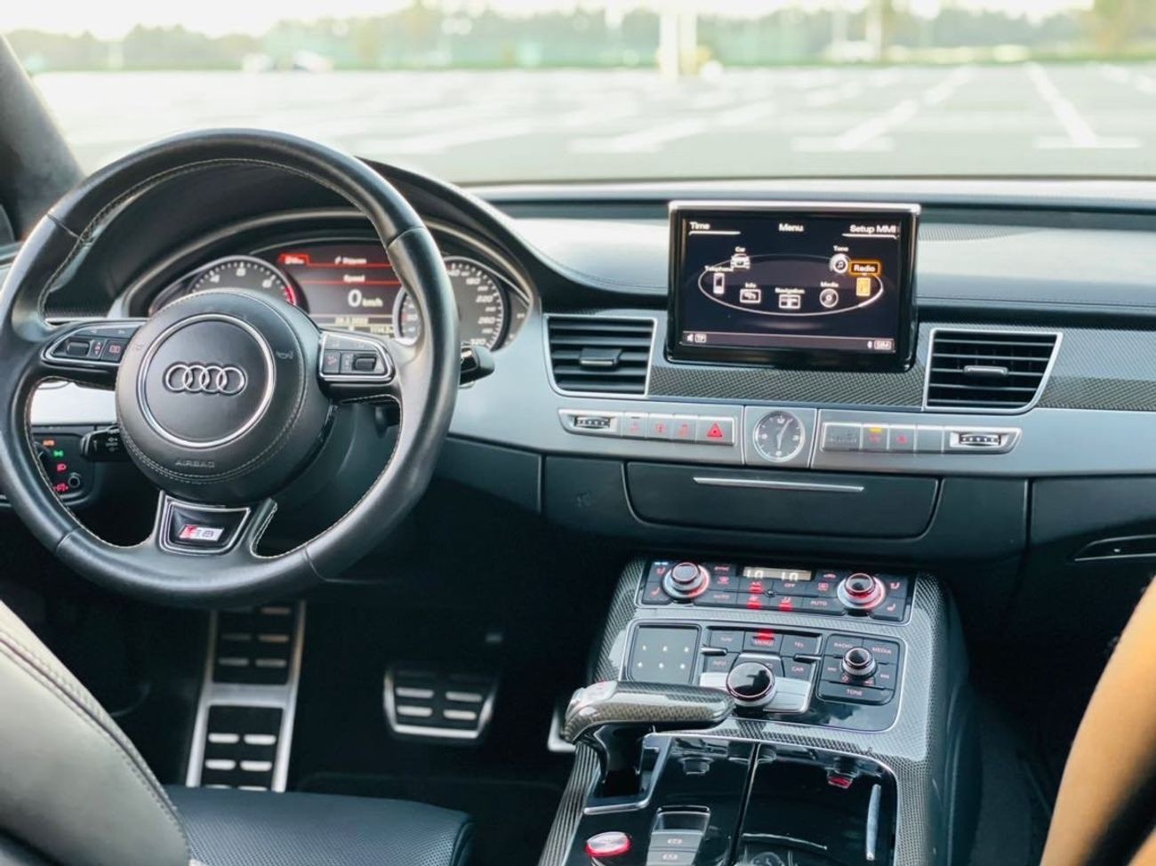 Audi S8 TFSI quattro Top AUDI S8 MODEL 2014 GCC SPACE FULL OPTION FULL SERVER HISTORY IN COMPANY