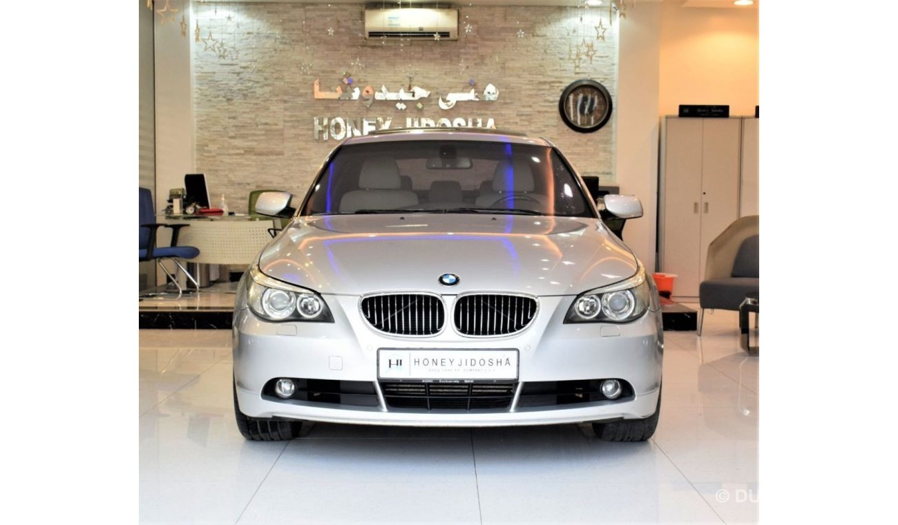 BMW 540i AMAZING BMW 540i ( 550i Emblem ) 2006 Model!! in Silver Color! GCC Specs
