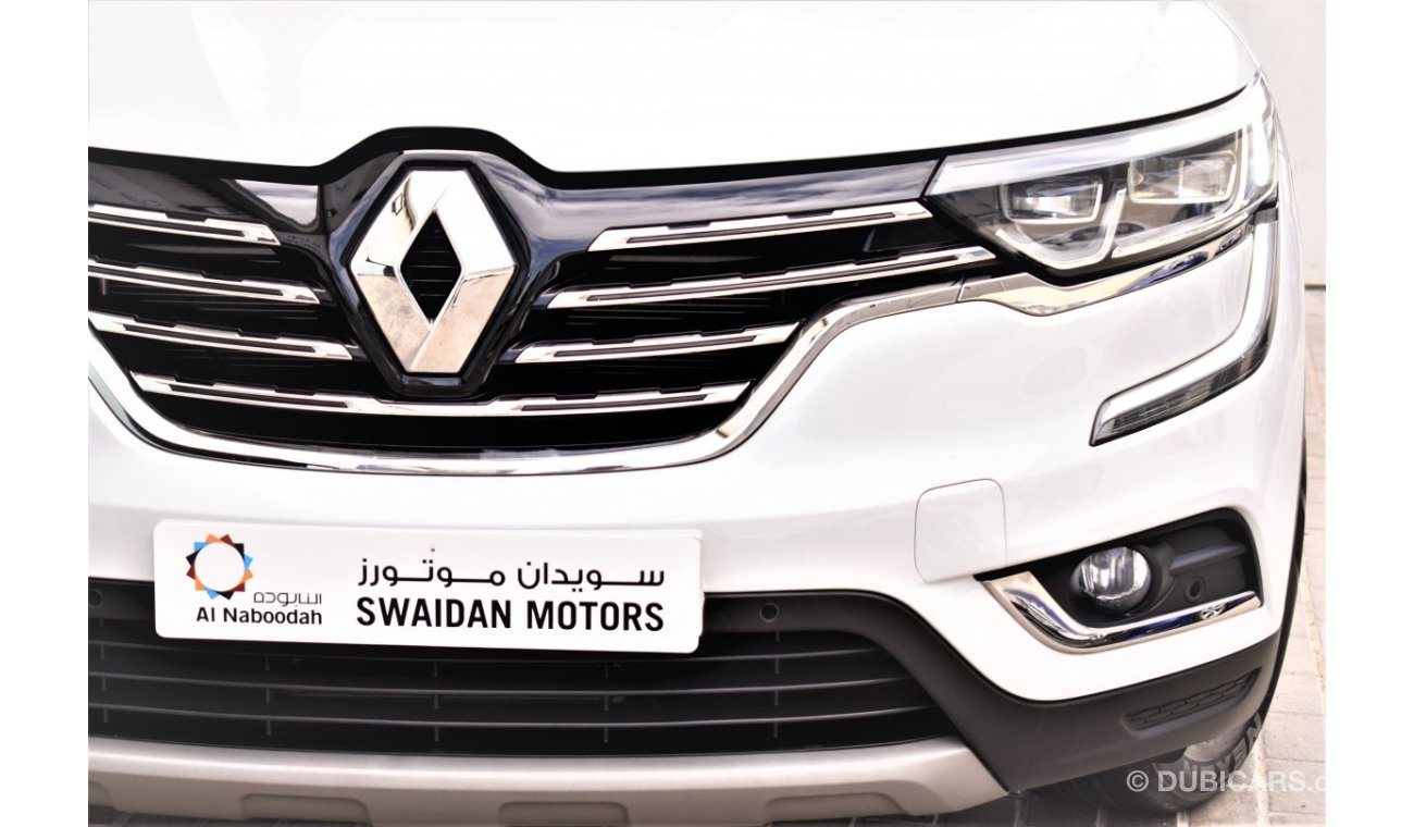 رينو كوليوس AED 1566 PM | 2.5L LE 4WD GCC DEALER WARRANTY