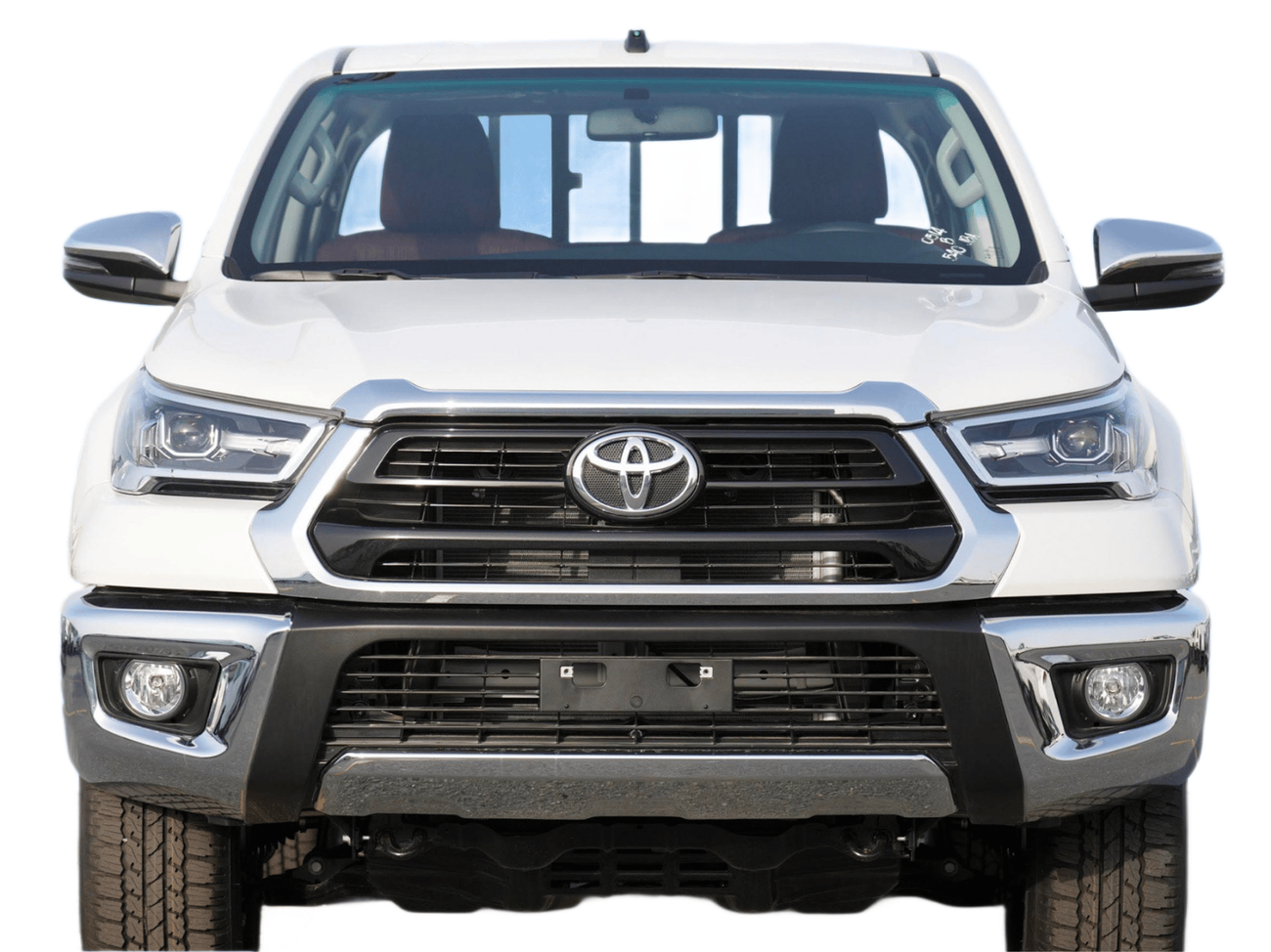 Toyota Hilux ECTP2M019 – 2025 Toyota Hilux Double Cab Pick Up GLX -  2.7L Petrol Auto – White with Red Interior –