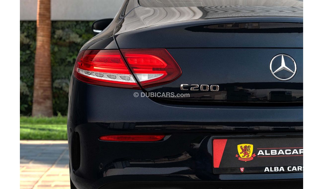 مرسيدس بنز C 200 AMG Coupe | 3,327 P.M  | 0% Downpayment | Excellent Condition!