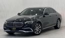 مرسيدس بنز E200 2022 Mercedes-Benz E200, Agency Warranty Till 05/27, Full Service History, GCC