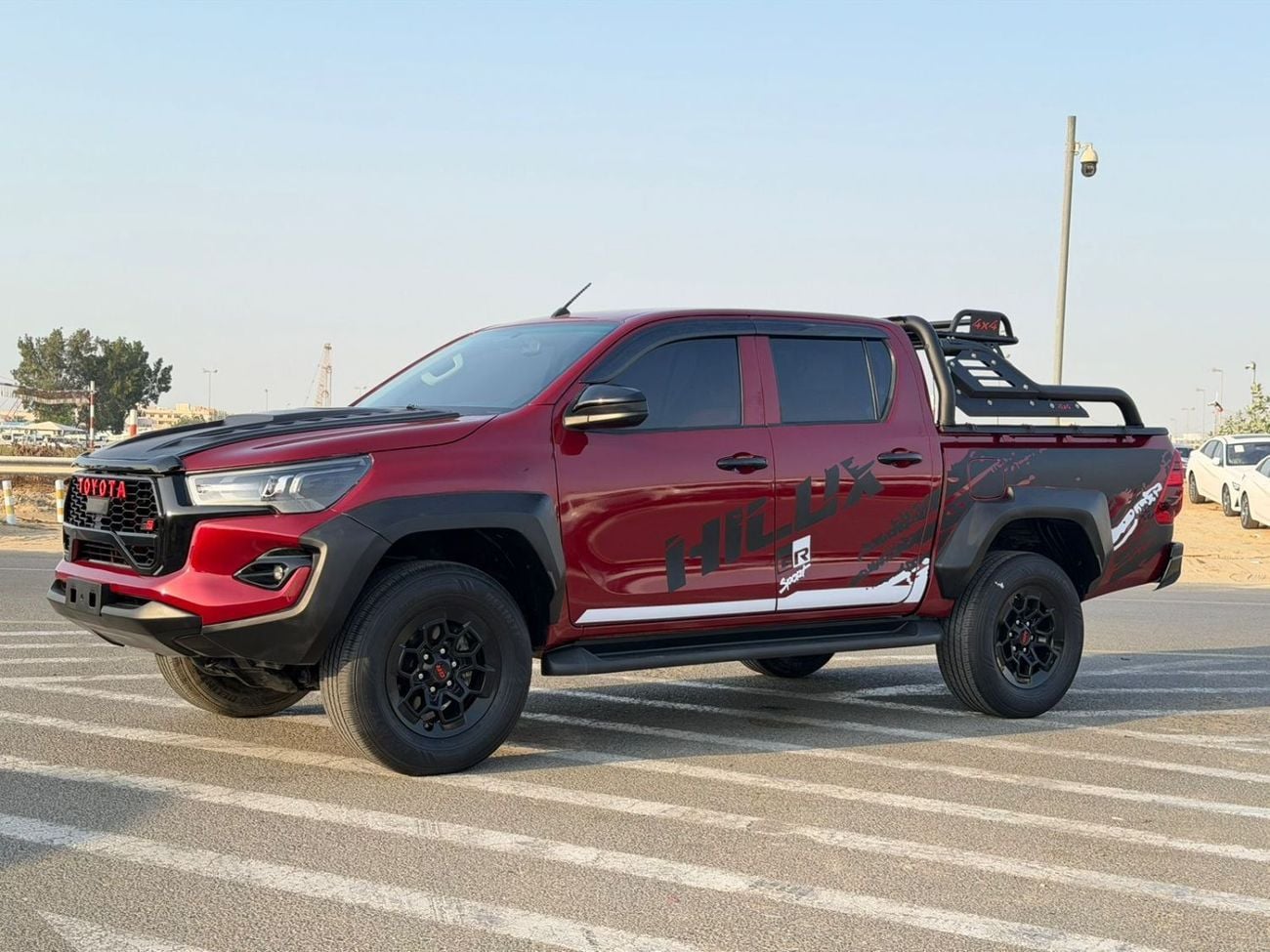 Toyota Hilux GR SPORT 2022 Toyota Hilux Modified - 2.7L V4 AWD -GCC- Full Off Road Rollbar - Rear CAM & Multi Me