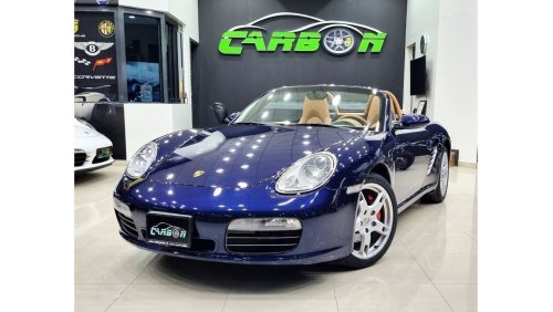 بورش بوكستر أس PORSCHE BOXSTER S 2006 IN BEAUTIFUL SHAPE FULL SERVICE HISTORY FOR 45K AED