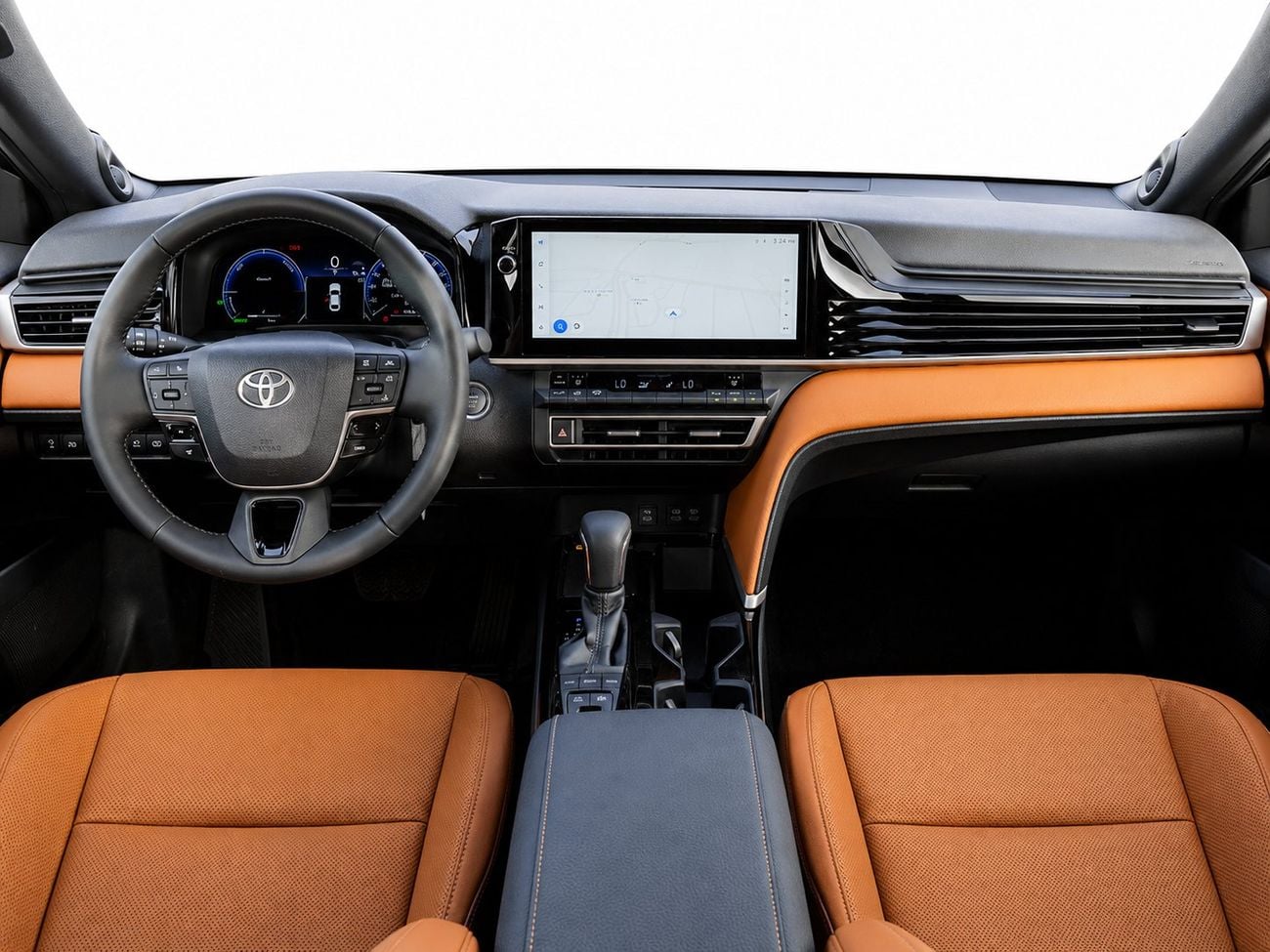 Toyota Camry LUMIERE HEV ECTAI0060 - 2026 Toyota Camry Lumiere - 2.5L Hybrid Auto White with Tan Interior