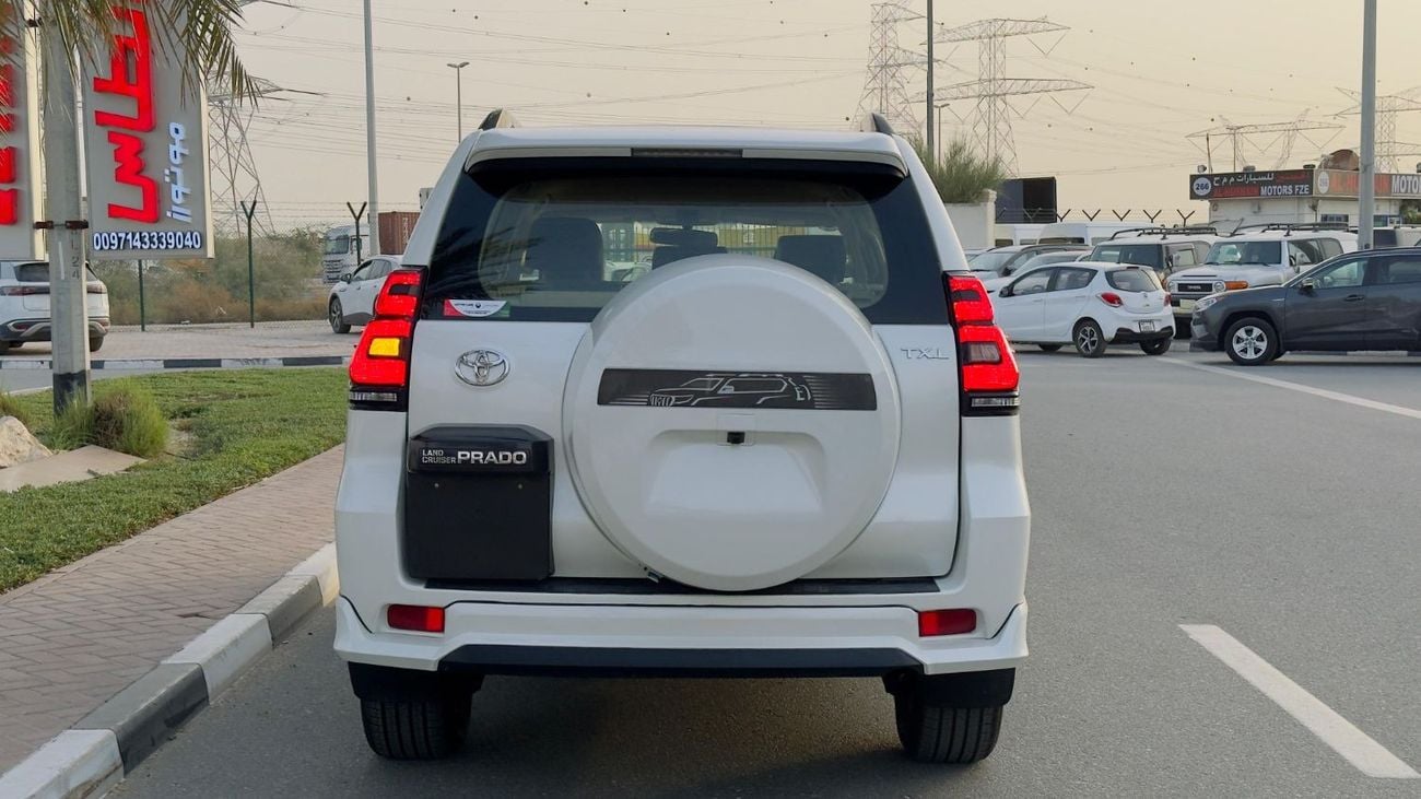 Toyota Prado MODIFIED TO 2024 PRADO | TESLA SCREEN | 2.7L PETROL | REAR VIEW CAMERA | LHD | BACK TIRE