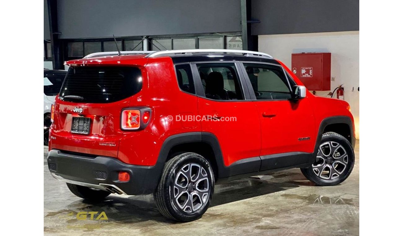 Jeep Renegade 2015 Jeep Renegade Limited, Warranty, Full Jeep History, GCC