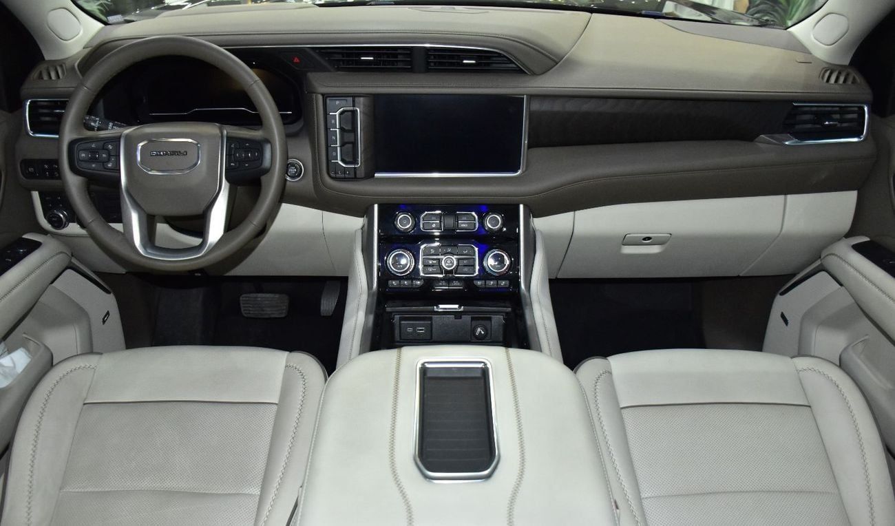 GMC Yukon DENALI EXCELLENT DEAL for our GMC Yukon (2023 Model) in Black Color GCC Specs