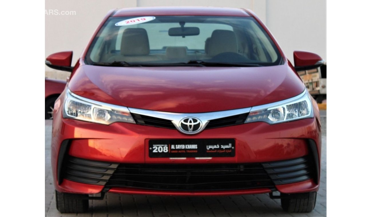 Toyota Corolla SE SE Toyota Corolla 2019 GCC 1600cc, in excellent condition, without accidents