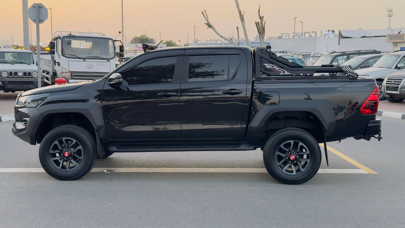 Toyota Hilux MODIFIED TO 2024 GR SPORTS | ROOF TOP LED LIGHTS | BLACK BEAST | 2.8L DIESEL | RHD | ELECTRIC SEAT |