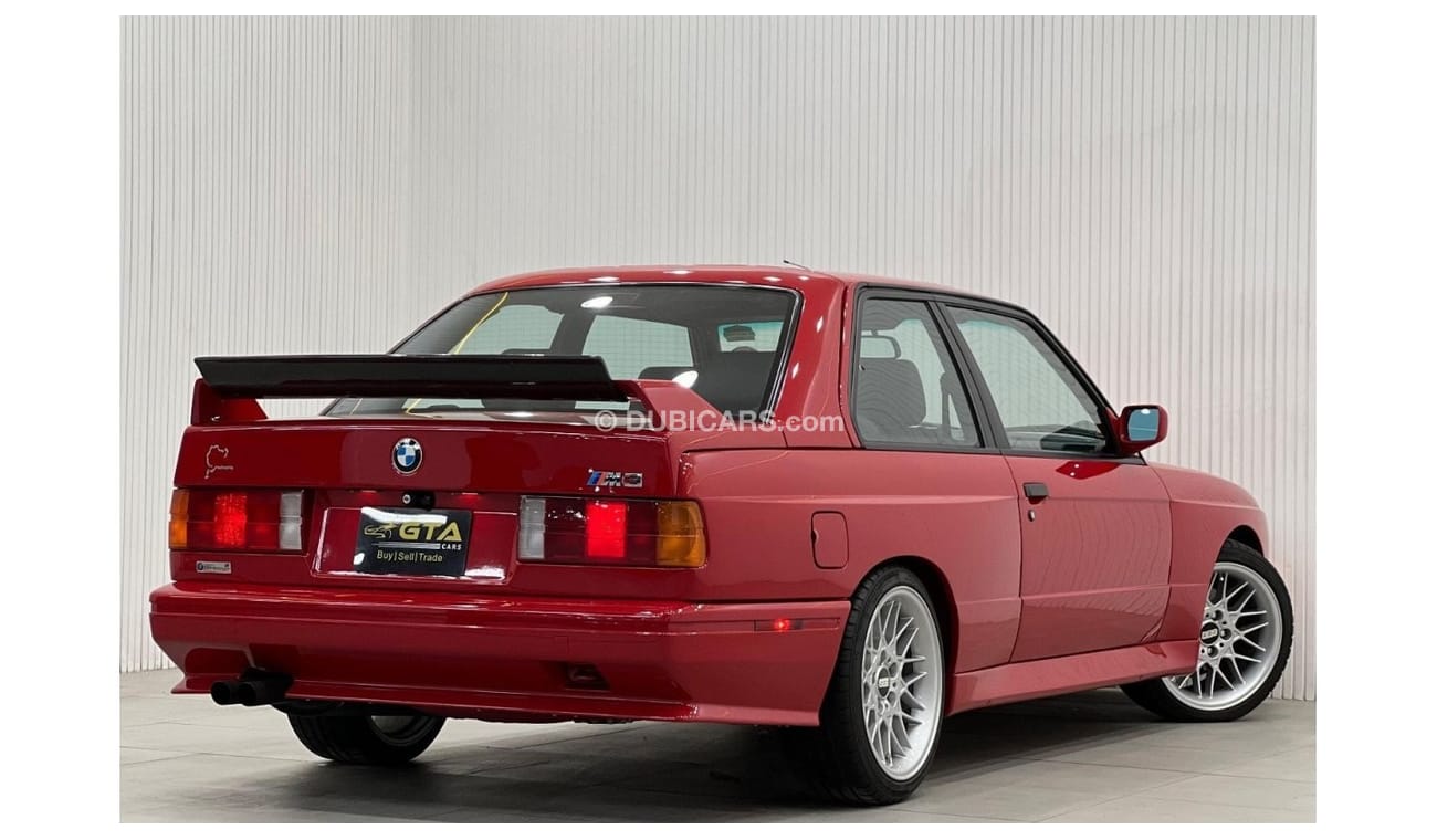بي أم دبليو M3 1988 BMW E30 M3 DTM Homologation Special, Manual, Pristine Condition, Very Low Miles, Canadian Spec