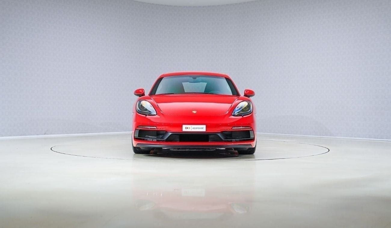 Porsche 718 Cayman GTS 4.0L A/T | AED 5,865 PM | Warranty March-2026 | GCC