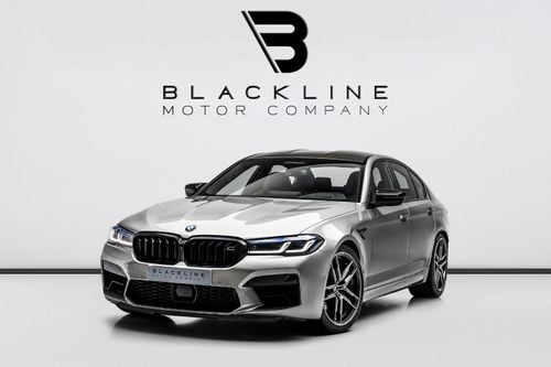 BMW M5 Competition 4.4L (617 HP) 2021 BMW M5 Competition, April 2026 BMW Warranty + Service Contract, Low K