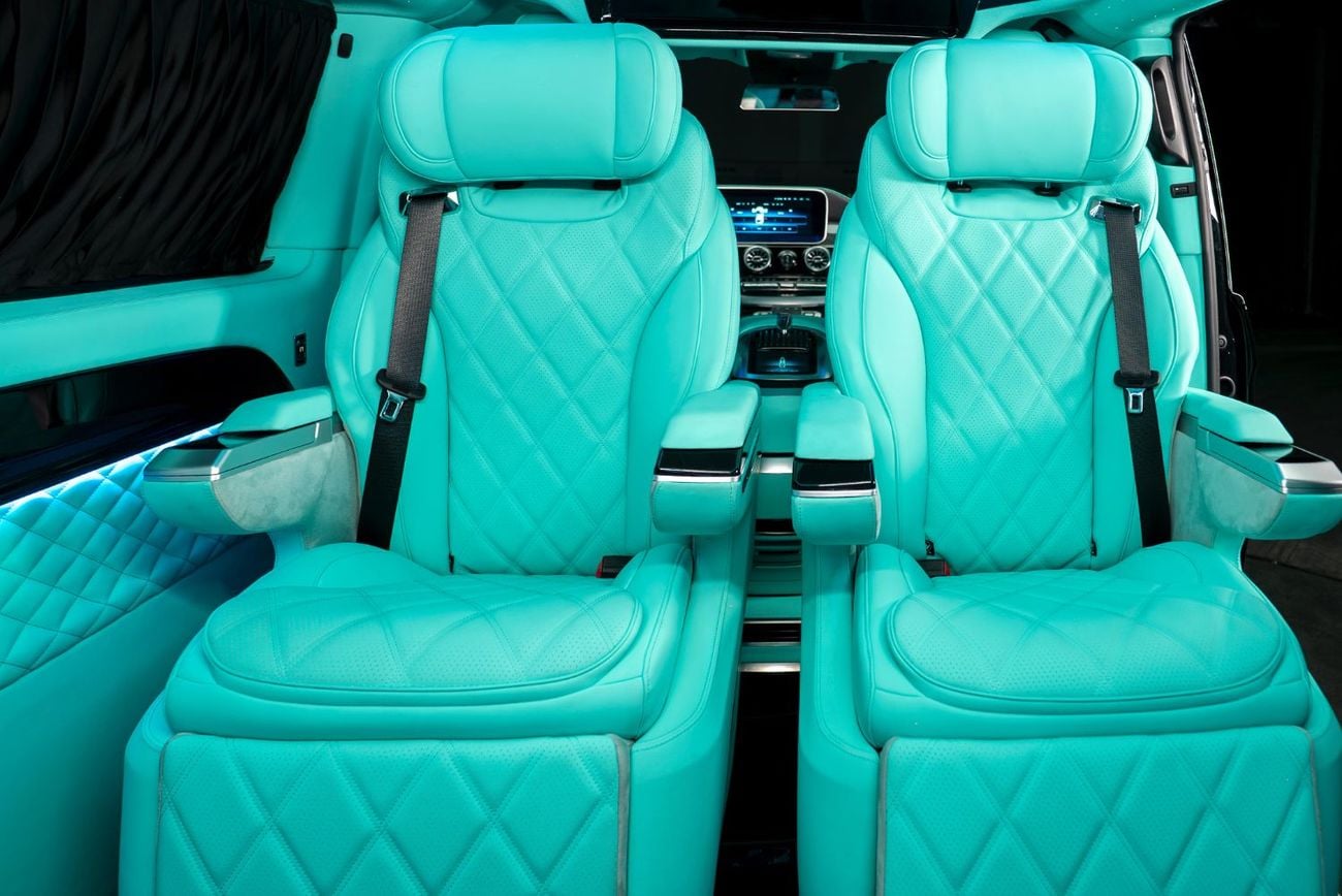 مرسيدس بنز فيتو Two-Tone Exterior | Turquoise Luxury Interior | Captain Seats | Starlight Roof | 360° Camera