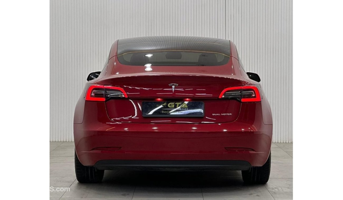Tesla Model 3 2021 Tesla Model 3 Long Range, June 2025 Tesla Warranty, June 2029 Tesla Battery Warranty, GCC
