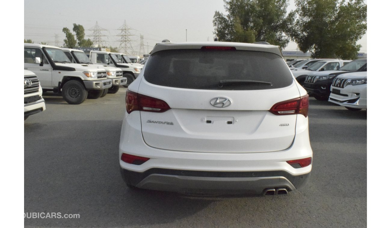 Hyundai Santa Fe 4WD 2017 MODEL FULL OPTION WITH PANORAMIC ROOF LEATHER SEATS ONLY FOR EXPORT