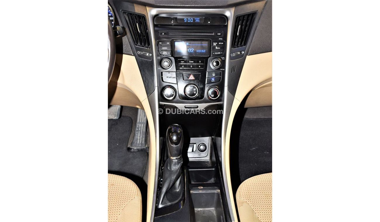 هيونداي سوناتا 2014 Model!! in Red Color! GCC Specs