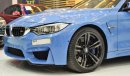 BMW M4 EXCELLENT DEAL for our BMW M4 ( 2017 Model ) in Blue Color GCC Specs