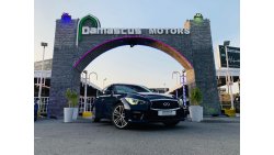 إنفينيتي Q50 الاستيراد من الولايات المتحدة الأمريكية (تقسيط بنكي متاح بدون دفعة أولى) ضمان لمدة 6 اشهر