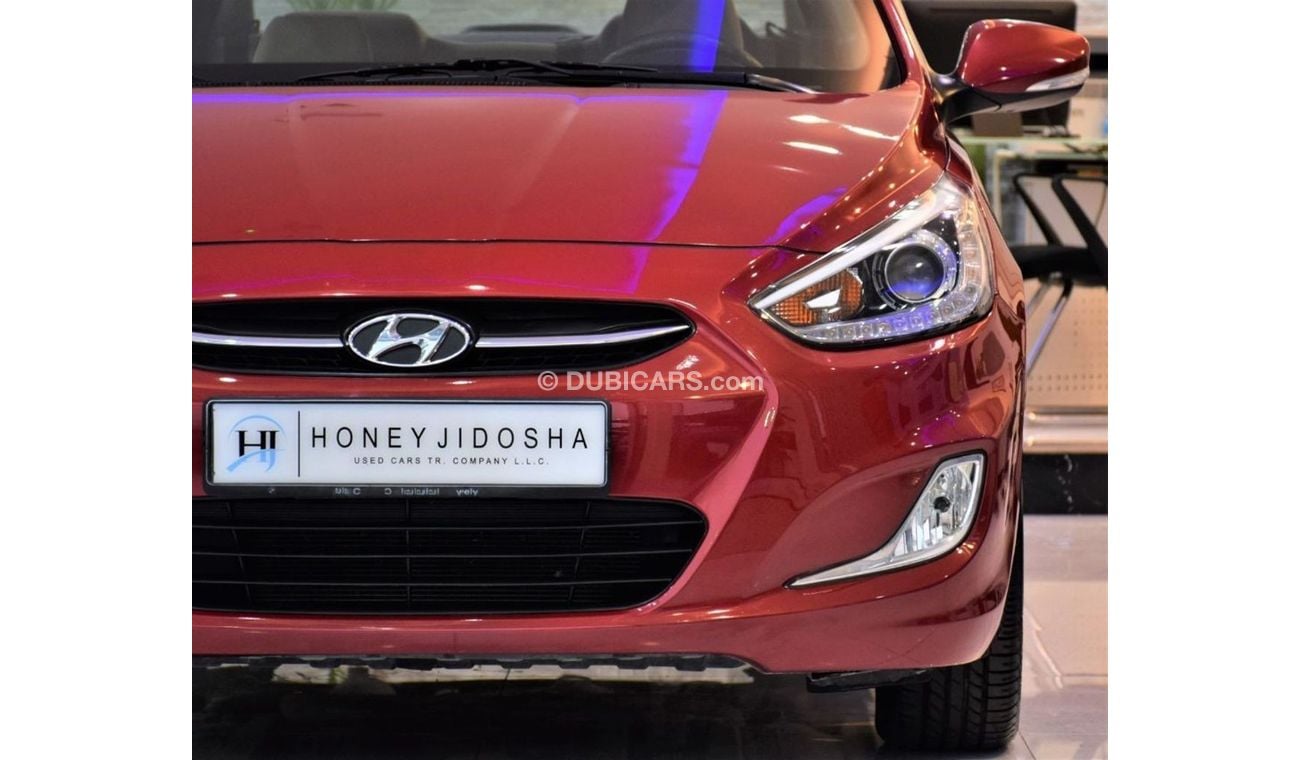 هيونداي أكسنت AMAZING Hyundai Accent 2016 Model!! in Red Color! GCC Specs