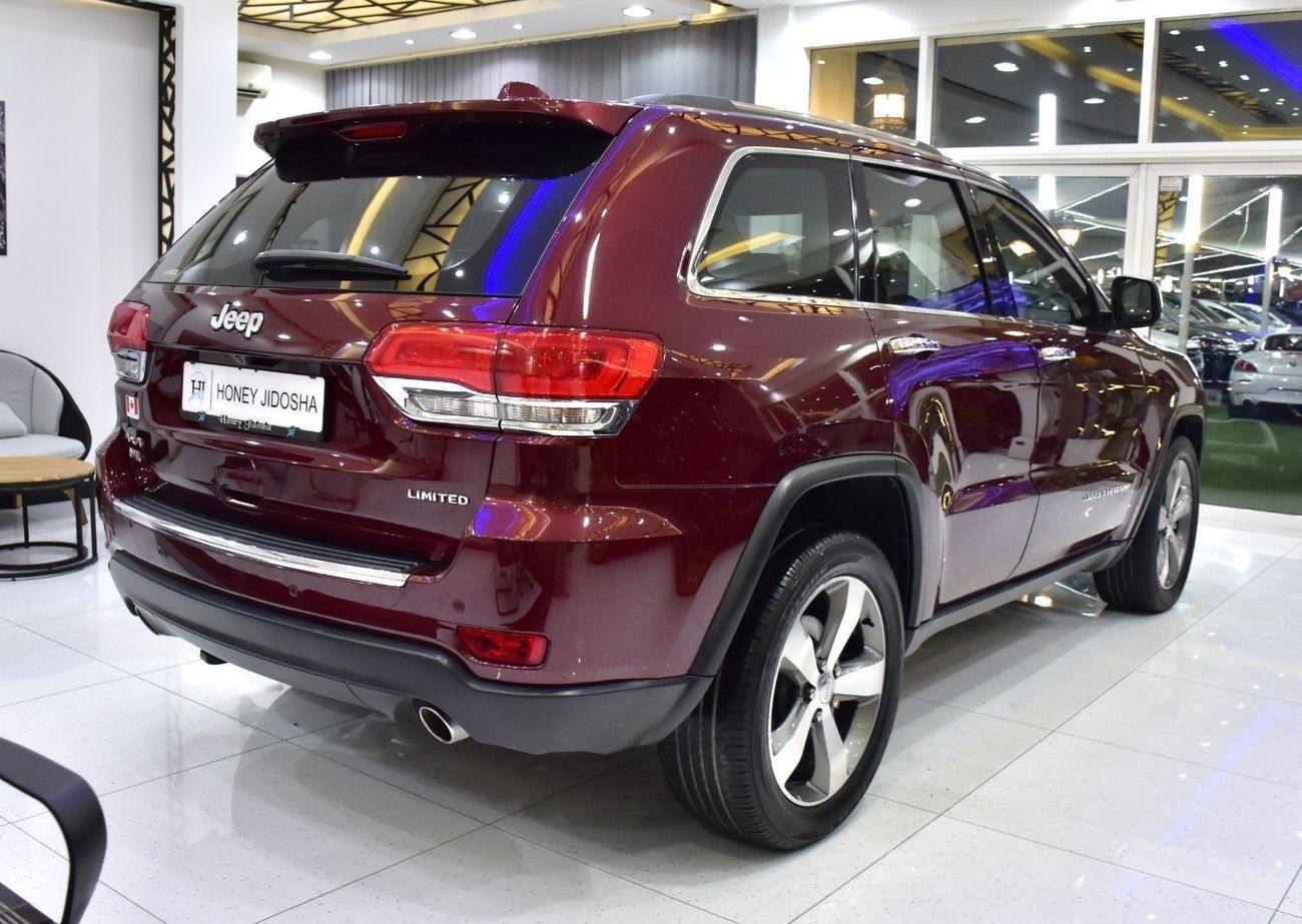 Jeep Grand Cherokee EXCELLENT DEAL for our Jeep Grand Cherokee Limited 4x4 ( 2016 Model ) in Red Color GCC Specs