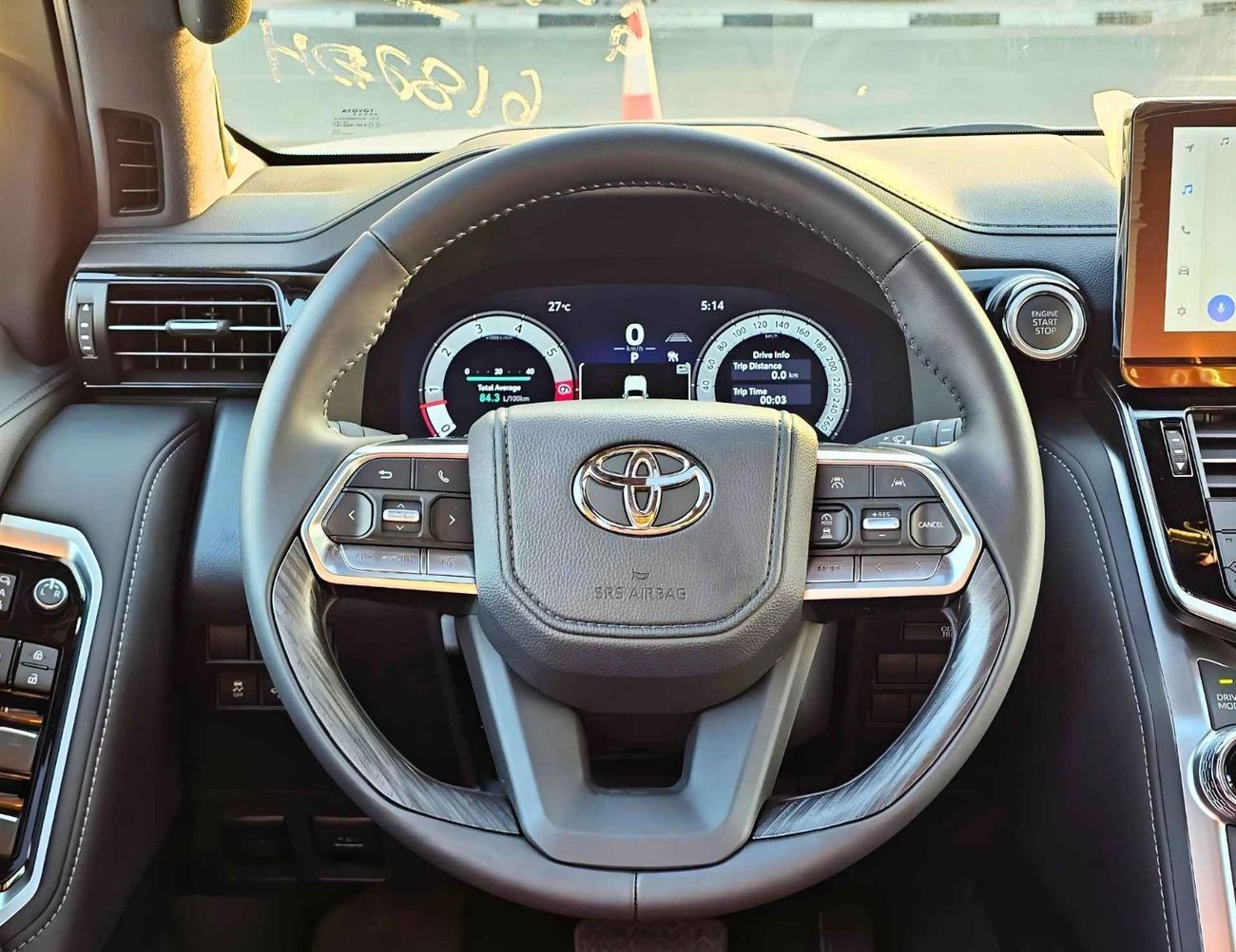 تويوتا لاند كروزر VXR TWIN TURBO / 3.5L PETROL V6 4WD / 360* CAMERA / RADAR / DVD / HEADUP DISPLAY (CODE # VXR31HB)