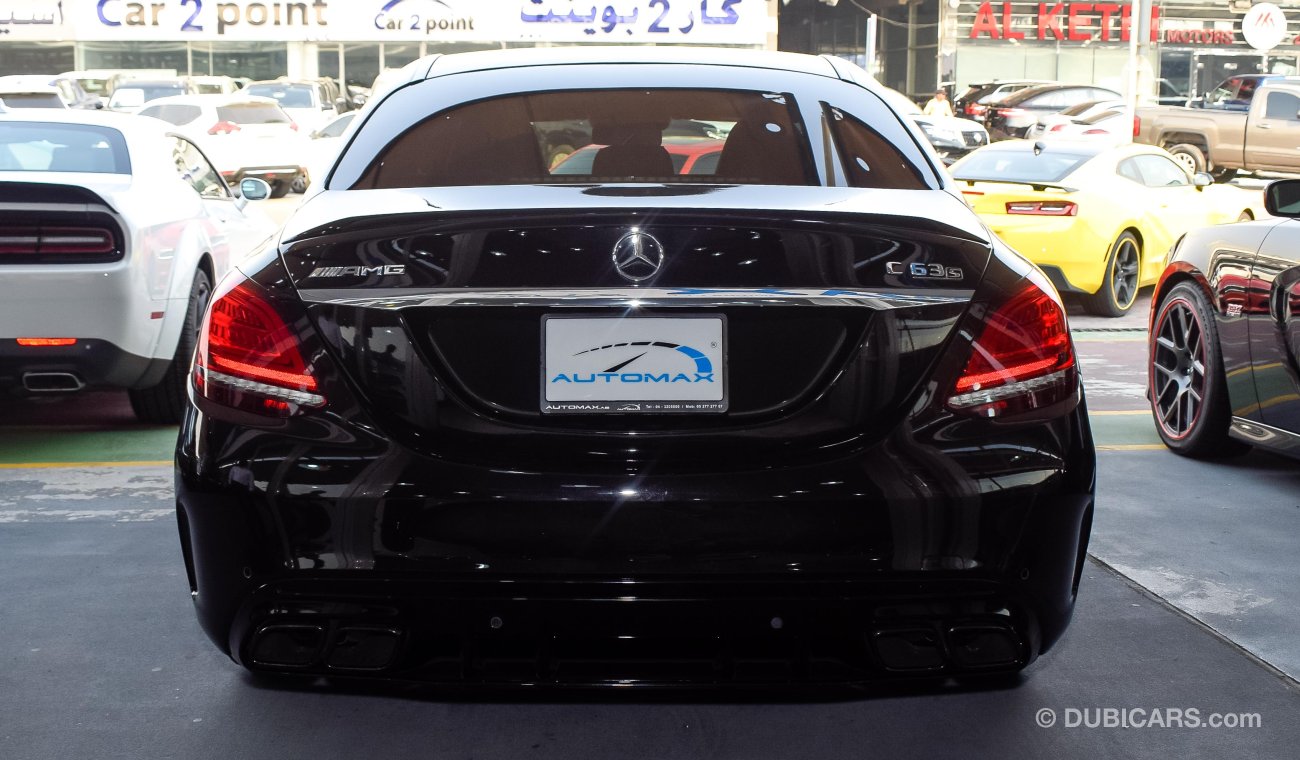 مرسيدس بنز C 63 AMG 2019, 4.0 V8-Biturbo, GCC, 0km w/ 2 Years Unlimited Mileage Warranty and 60K km Service at EMC