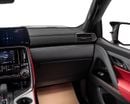 لكزس LX 700h F SPORT سيارة F-Sport موديل 2026 باللونين الأسود والأحمر (بدون نظام ركن آلي)