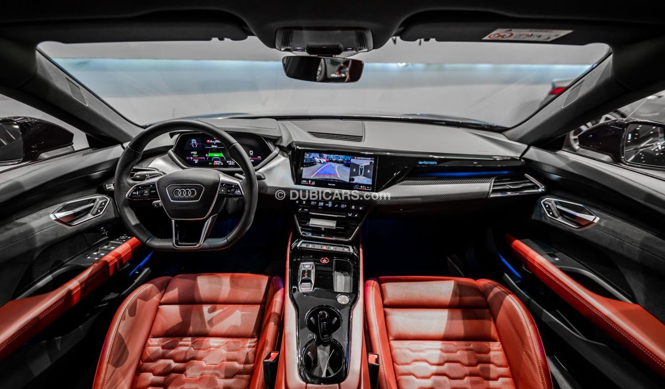 Audi etron 2022 Audi E-Tron GT, 2027 Audi Warranty + Service Contract, Carbon Interior, Low KMs, GCC