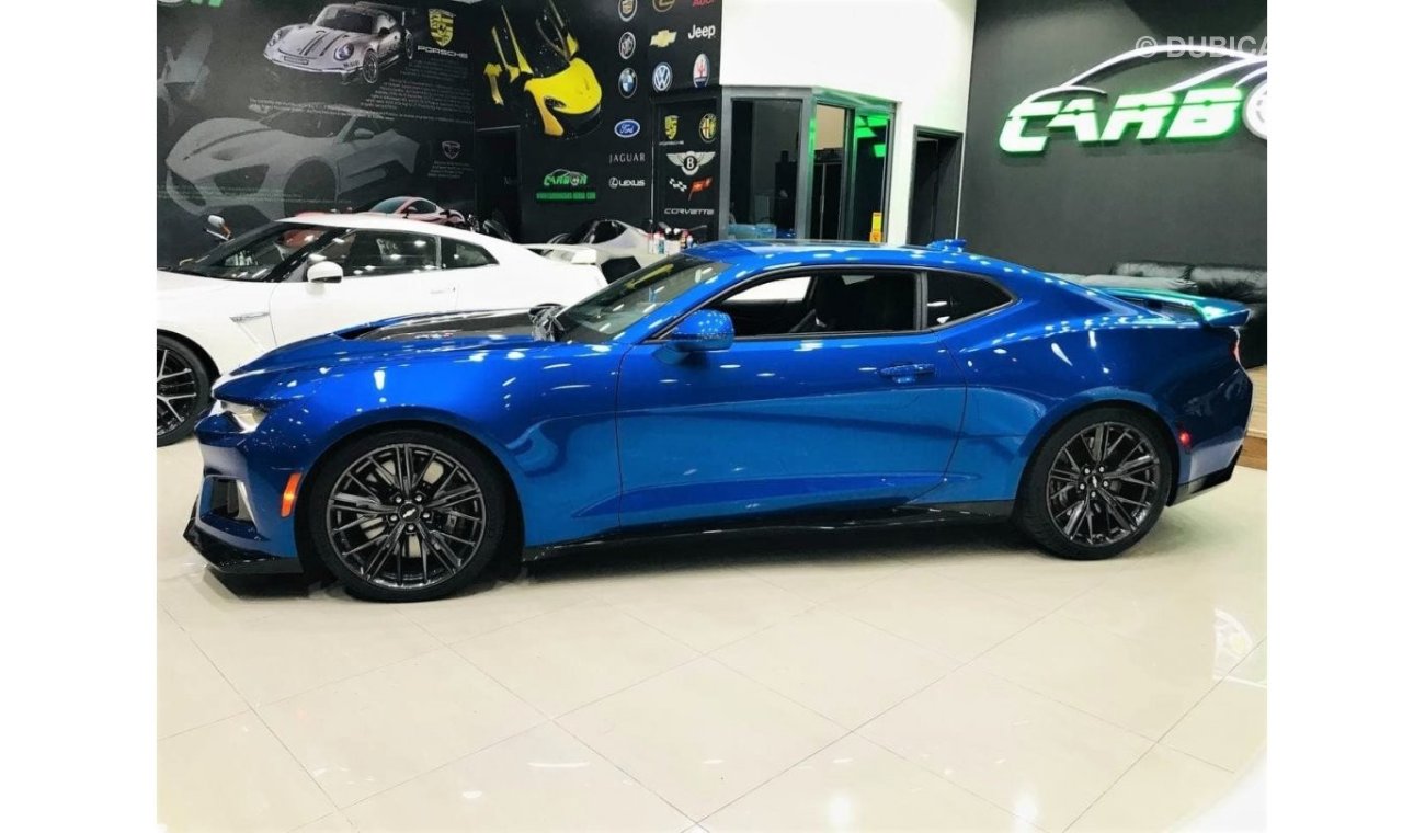 شيفروليه كامارو CHEVROLET CAMARO ZL1 2018 GCC CAR WITH FULL SERVICE HISTORY WARRANTY TILL 2024 ORIGINAL PAINT