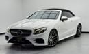 Mercedes-Benz E 200 Coupe 2018 Mercedes Benz E200 Cabriolet, Full Service History, Fully Loaded, Excellent Condition, GCC