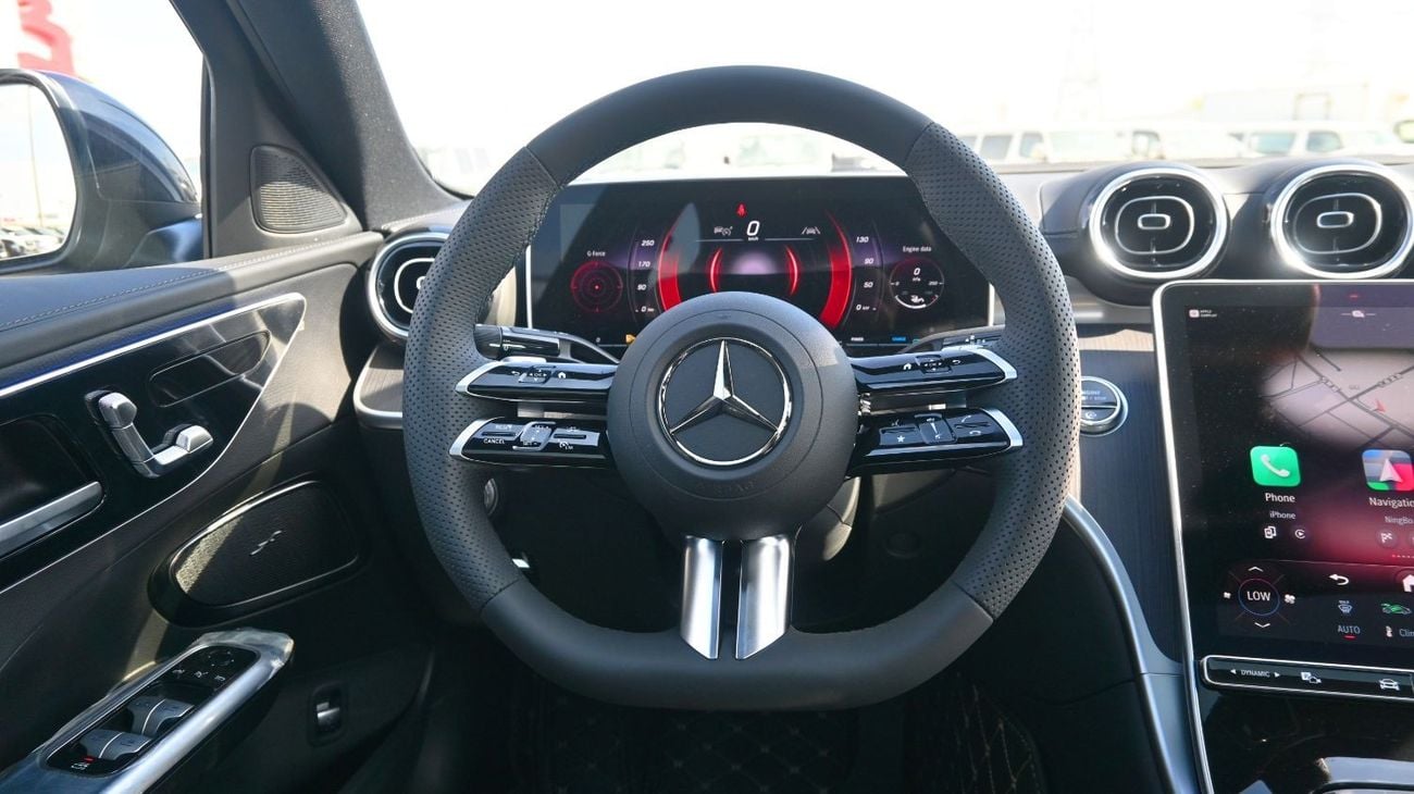 مرسيدس بنز C 200 Mercedes C200 L 2025 1.5L 4 Cylinder 170 hp  4 Doors 5 Seats Grey outside Black inside