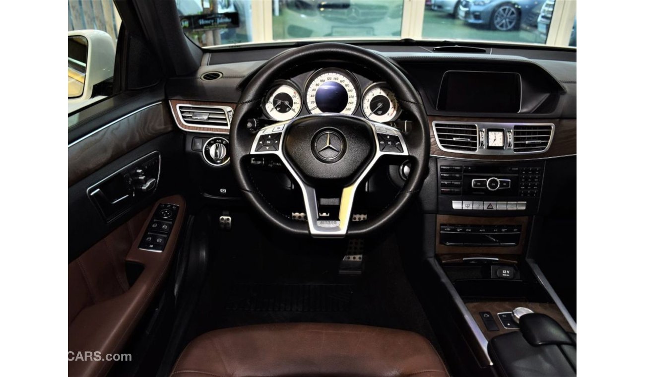 مرسيدس بنز E300 ORIGINAL PAINT ( صبغ وكاله ) Mercedes Benz E300 2014 Model!! in White Color! GCC Specs