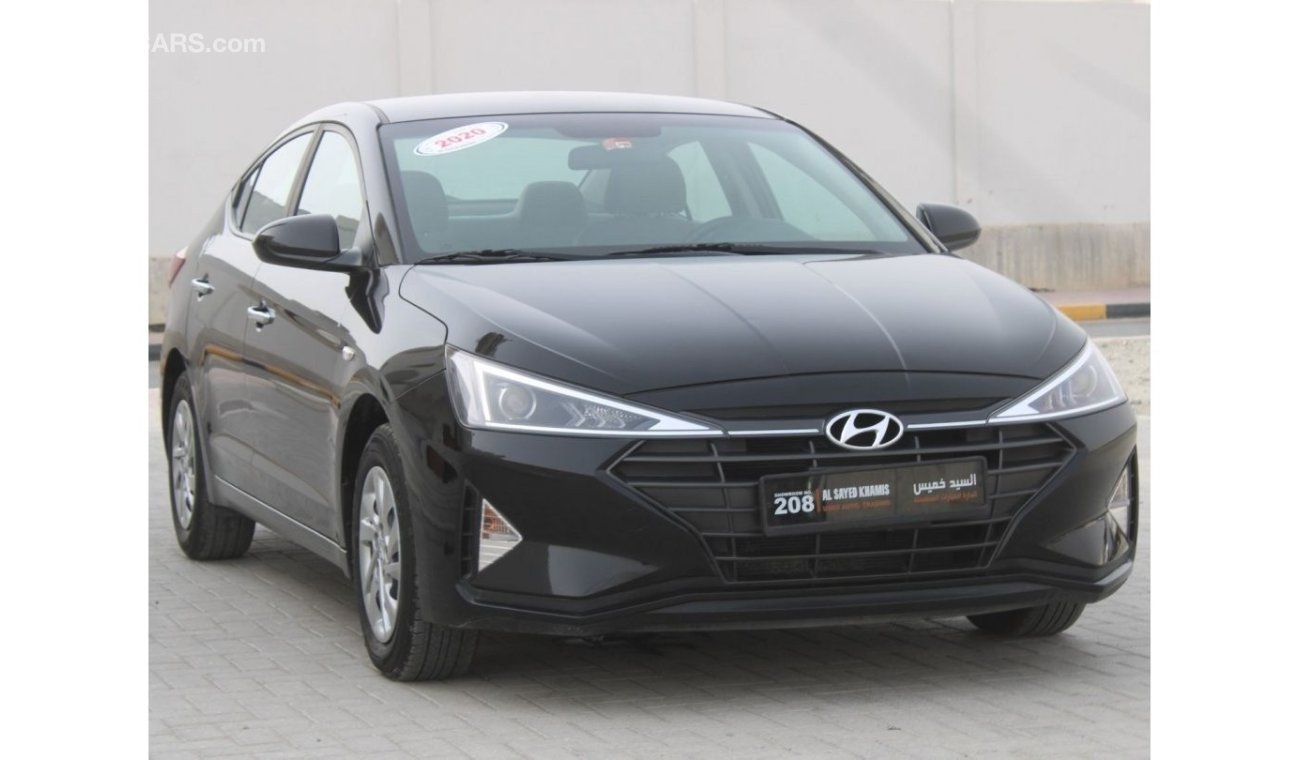 Hyundai Elantra Hyundai Elantra 2020 Black GCC excellent condition without accident