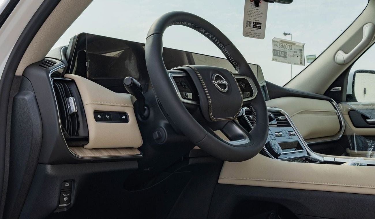 نيسان باترول 2025 Nissan Patrol SE Platinum 3.8L AT Petrol (All White)
