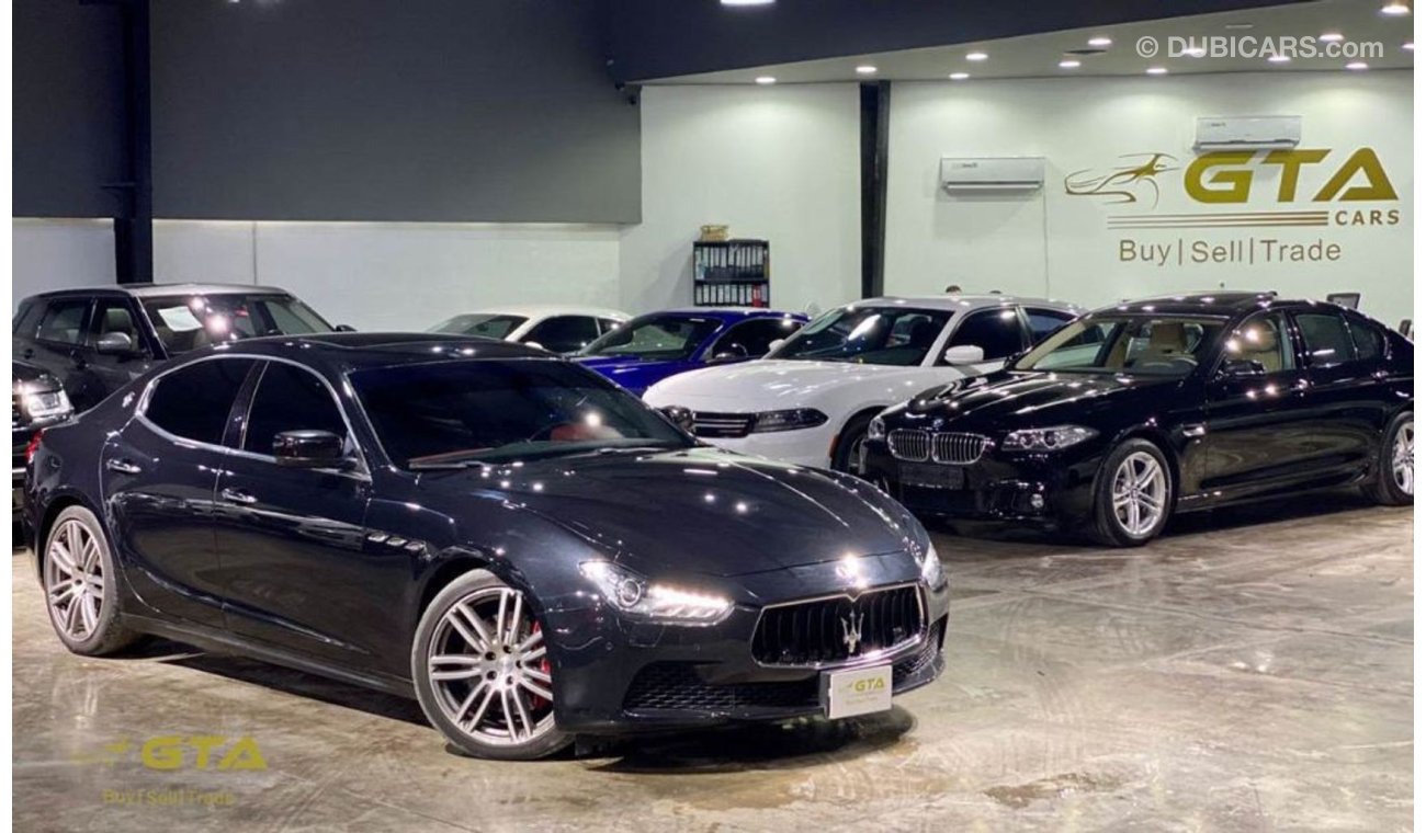 مازيراتي جيبلي 2015 Maserati Ghibli S Q4, Warranty, Full History, GCC