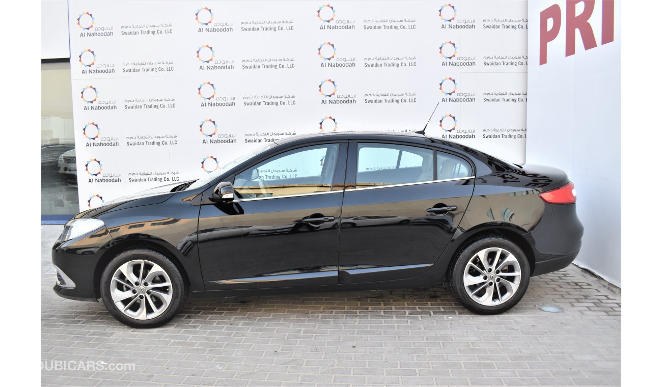 Renault Fluence AED 780 PM | 0%DP | 2.0L LE  GCC WARRANTY