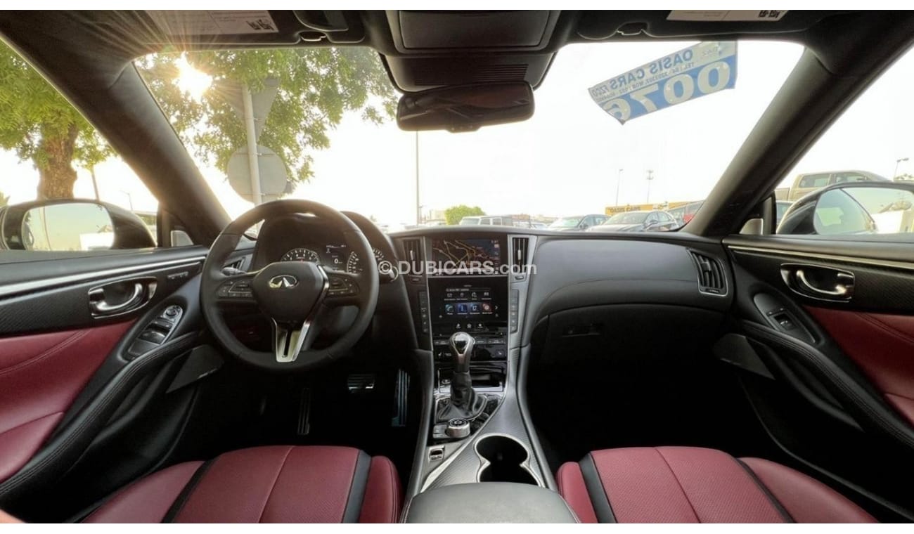 Infiniti Q60 Brand New RED SPORT 400 Red Sport 2022 GCC