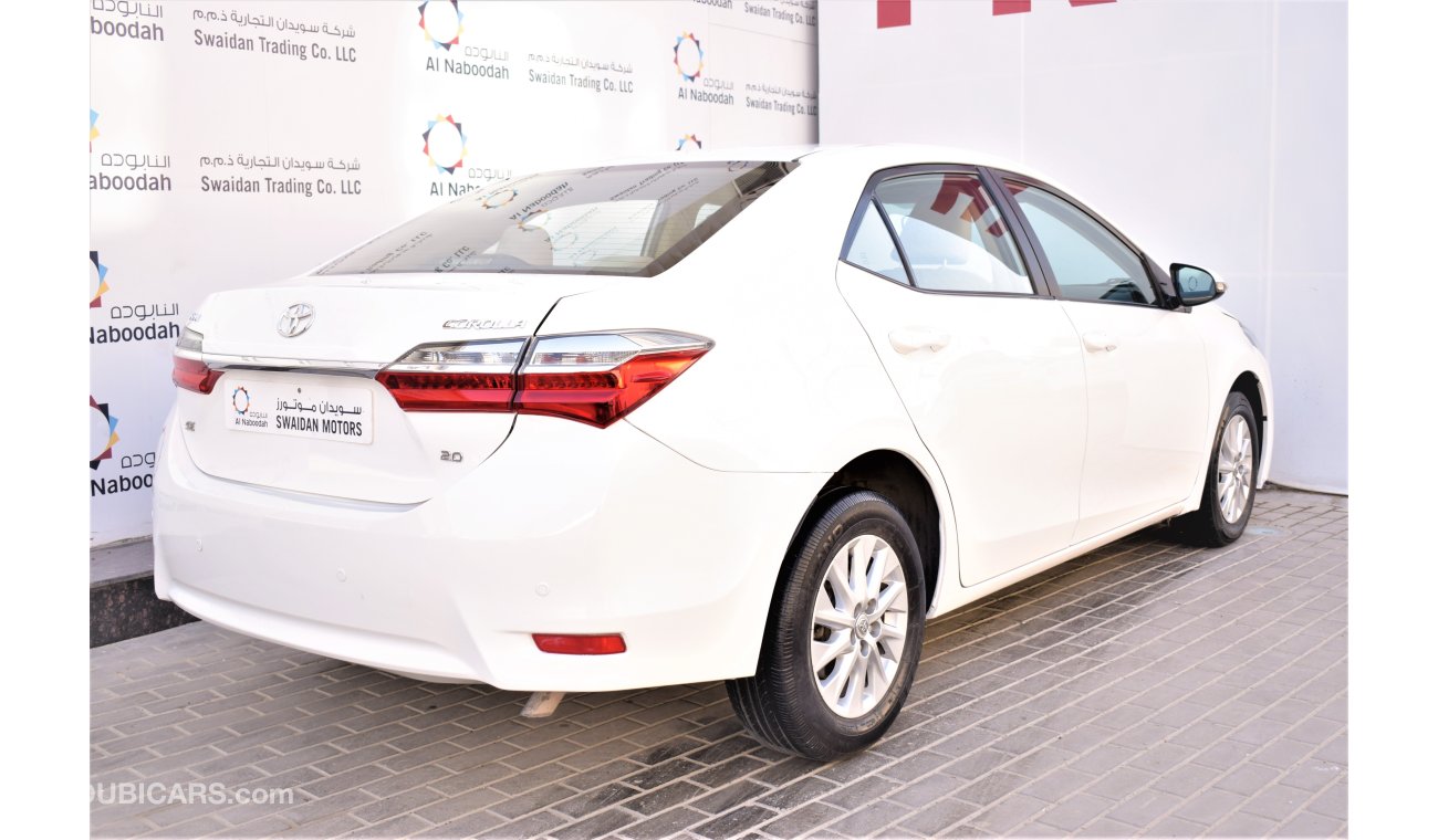 Toyota Corolla 2.0L SE 2018 GCC DEALER WARRANTY