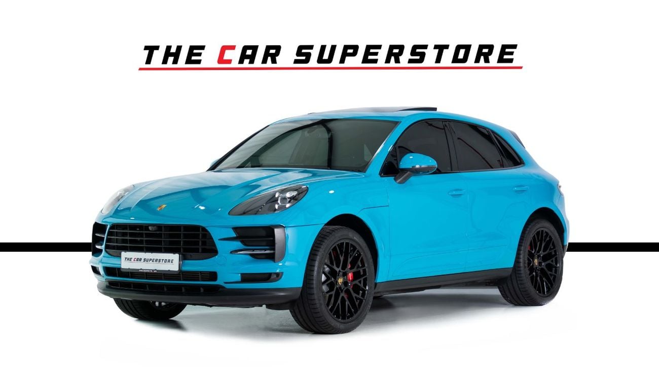Porsche Macan STD Miami Blue-21 Inch Rims-Porsche Service History Available-Warranty till 12/26