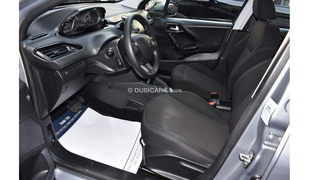 Peugeot 208 AED 449 PM | 1.6L ACTIVE GCC AGENCY WARRANTY UP TO 2024 OR 100K KM
