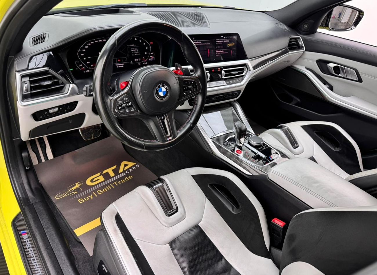 بي أم دبليو M3 Competition 3.0L 2021 BMW M3 Competition, 1 Year Warranty, BMW Service History, GCC