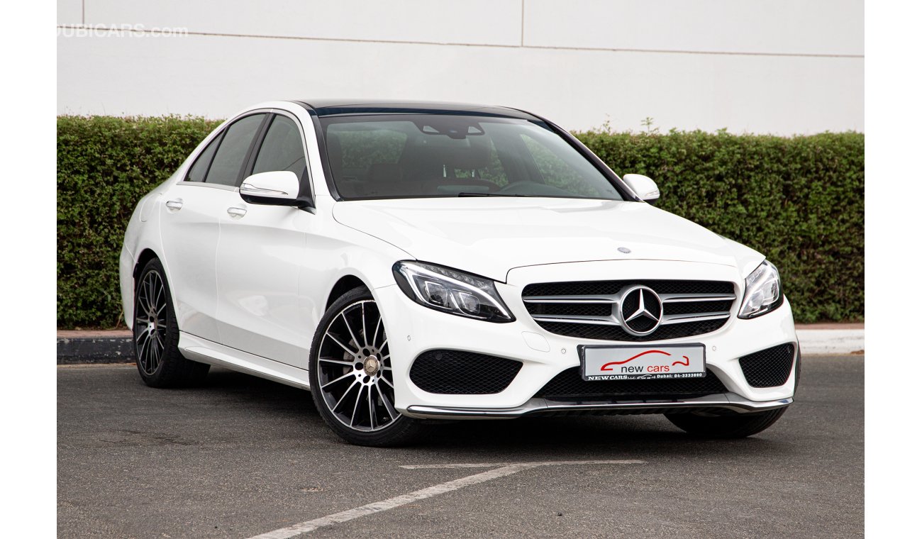 Mercedes-Benz C200 GCC - ASSIST AND FACILITY IN DOWN PAYMENT - 1750 AED/MONTHLY - 1 YEAR WARRANTY UNLIMITED KM AVAILABL